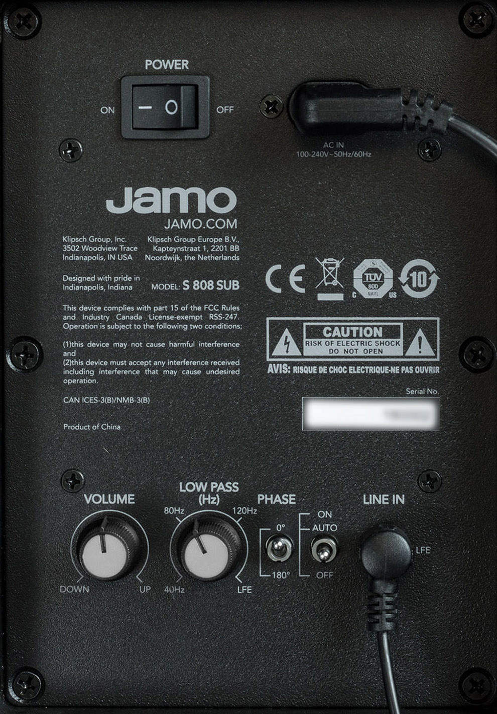 Jamo S808SSUB